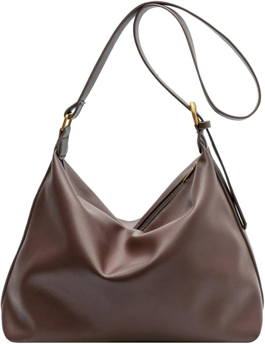 トートバッグ レディース 大容量 大きめ 軽量 斜めがけ ショルダーバッグ a4 レザー調 PU 通学 通勤 肩掛け バイカラー